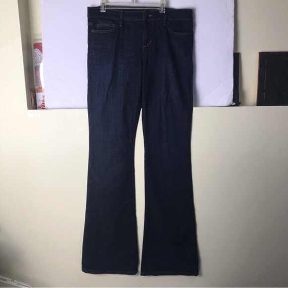 Joe's Jeans The Visionnaire Boot Leg Stretch Mid Rise Skinny Jean Pants Dark 28 - Picture 2 of 16